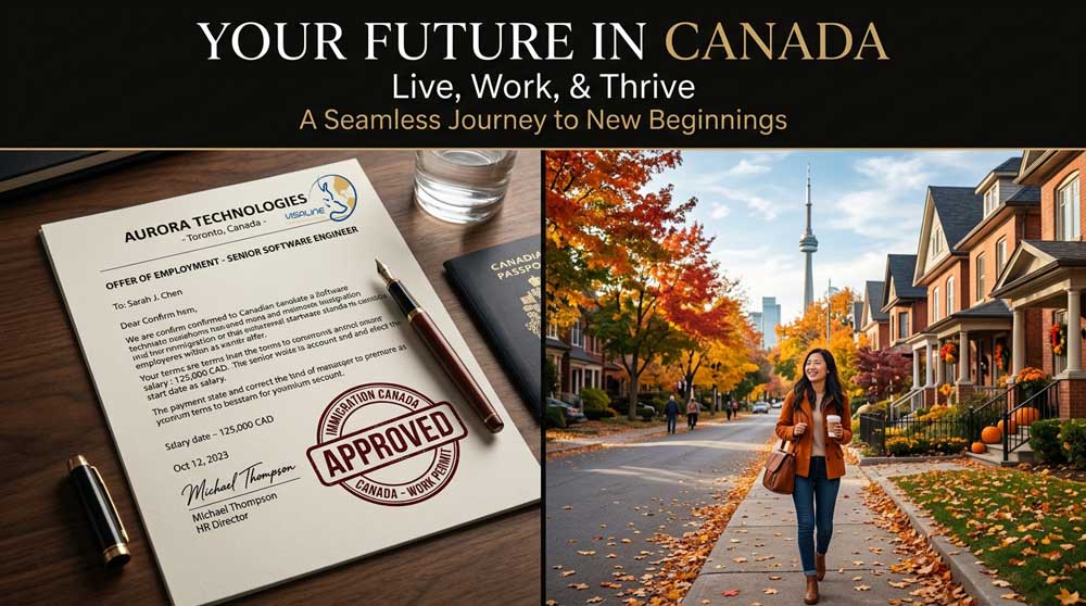 get a job offer in Canada