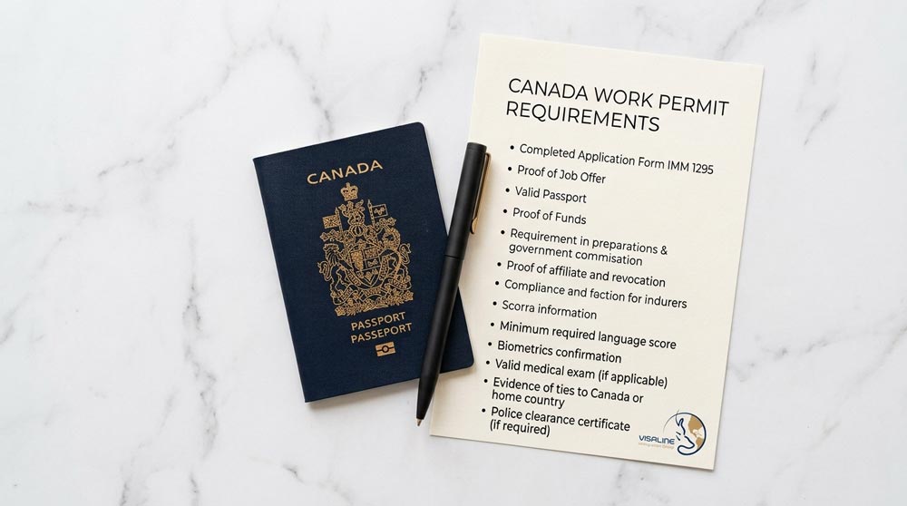 Checklist of documents required for Canada work immigration