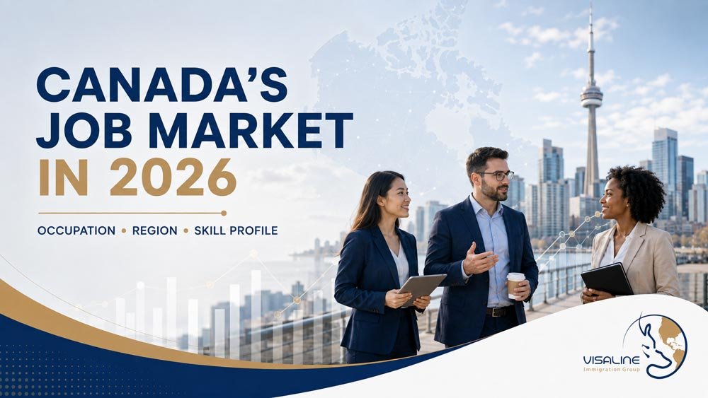 Professionals and Canadian labour-market graphics showing occupation, region and skill profile in 2026