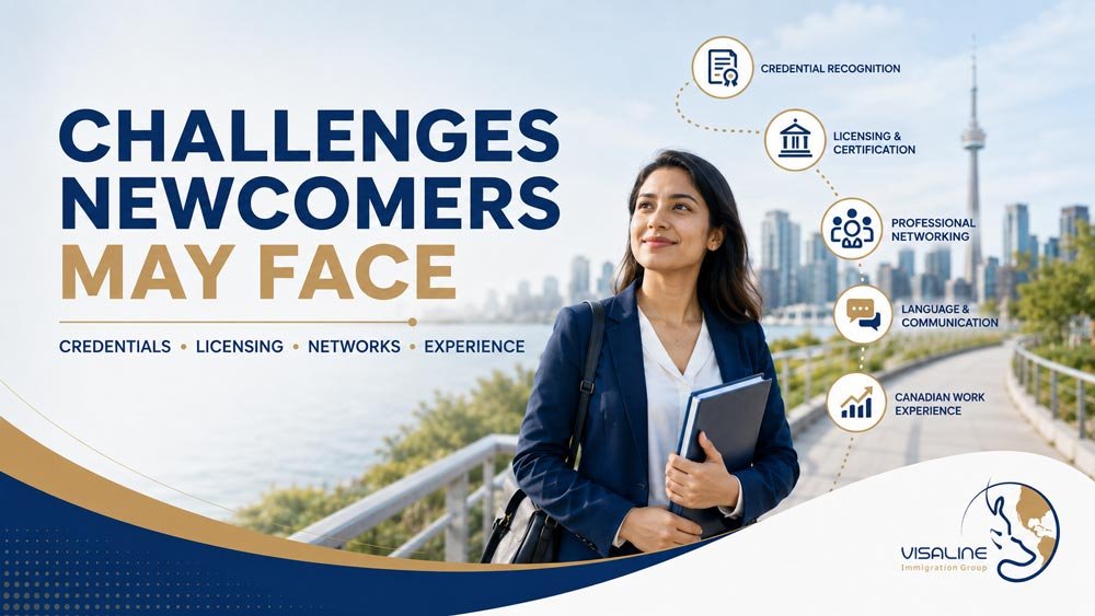 Newcomer navigating credential recognition, licensing, networking and Canadian work experience