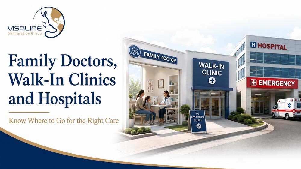 Family doctor, walk-in clinic and hospital care options for newcomers in Canada