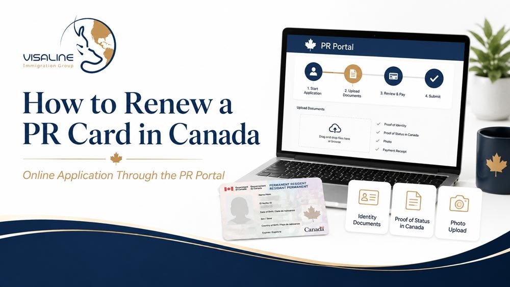 Online PR card renewal application through the Permanent Residence Portal