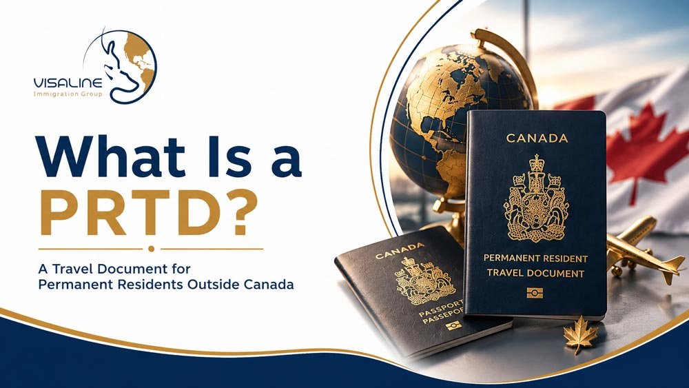 Permanent Resident Travel Document Canada guide with PRTD, passport and international travel documents
