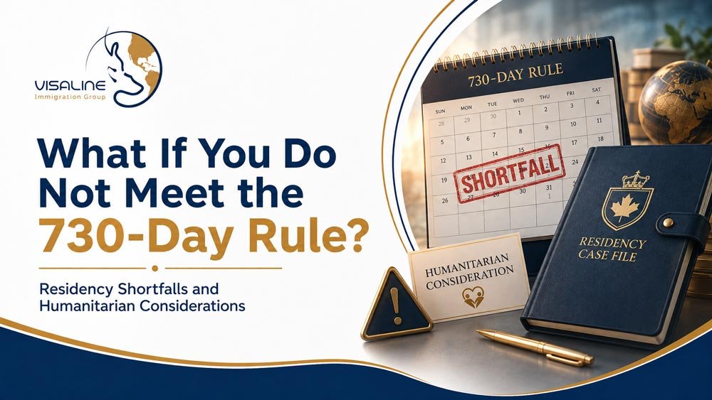 730-day residency calendar showing a shortfall and humanitarian considerations for a PRTD case