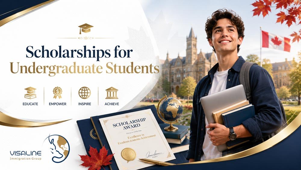 International undergraduate student receiving a scholarship to study at a Canadian university