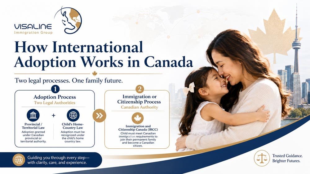 International adoption process involving adoption law and Canadian immigration or citizenship requirements