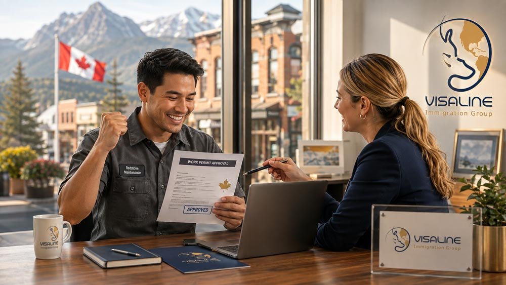 Skilled worker discussing the optional RCIP employer-specific work permit in Canada