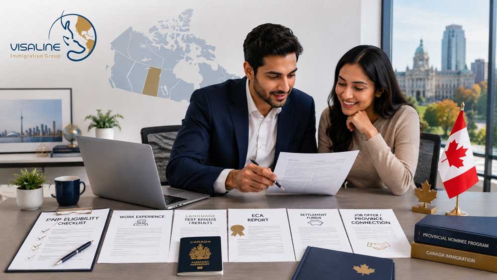 Applicants reviewing Canada PNP eligibility requirements and supporting documents