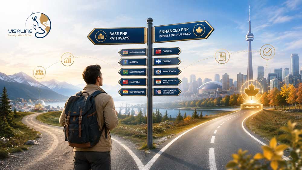 Base PNP and Enhanced PNP pathways to Canadian permanent residence