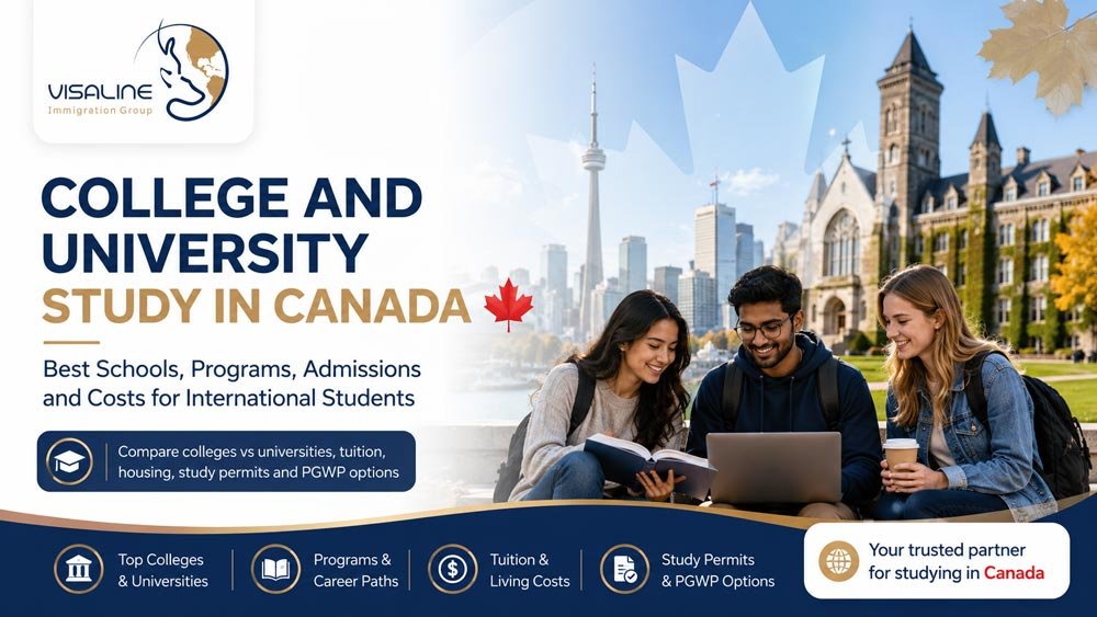 College and university study in Canada for international students including schools, programs, admissions and tuition costs