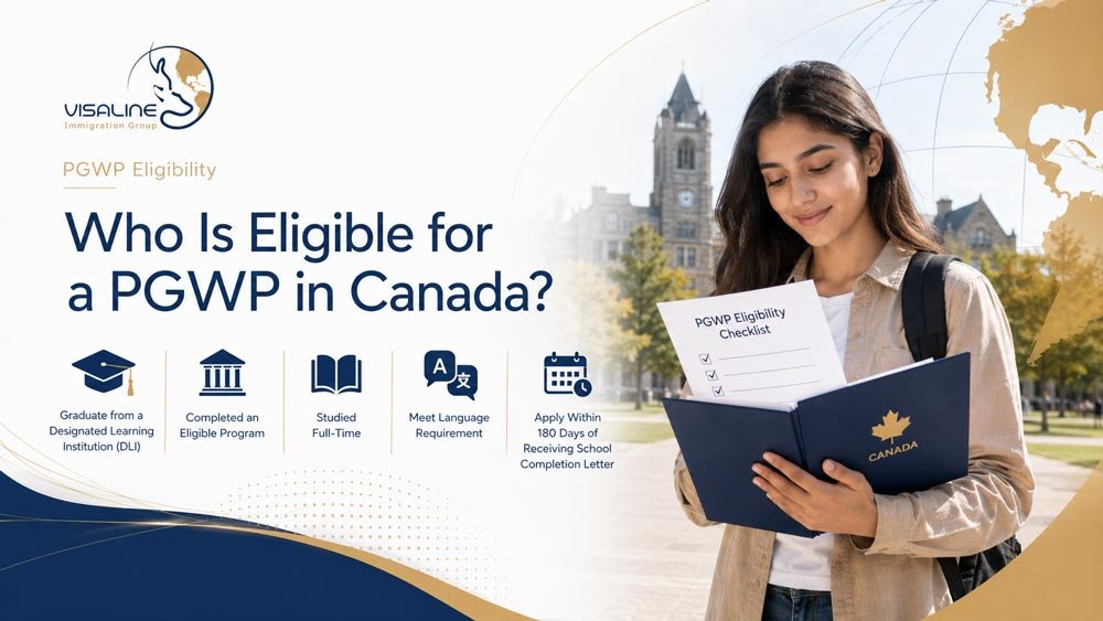 International student reviewing PGWP eligibility requirements, including full-time study, language results and the 180-day deadline