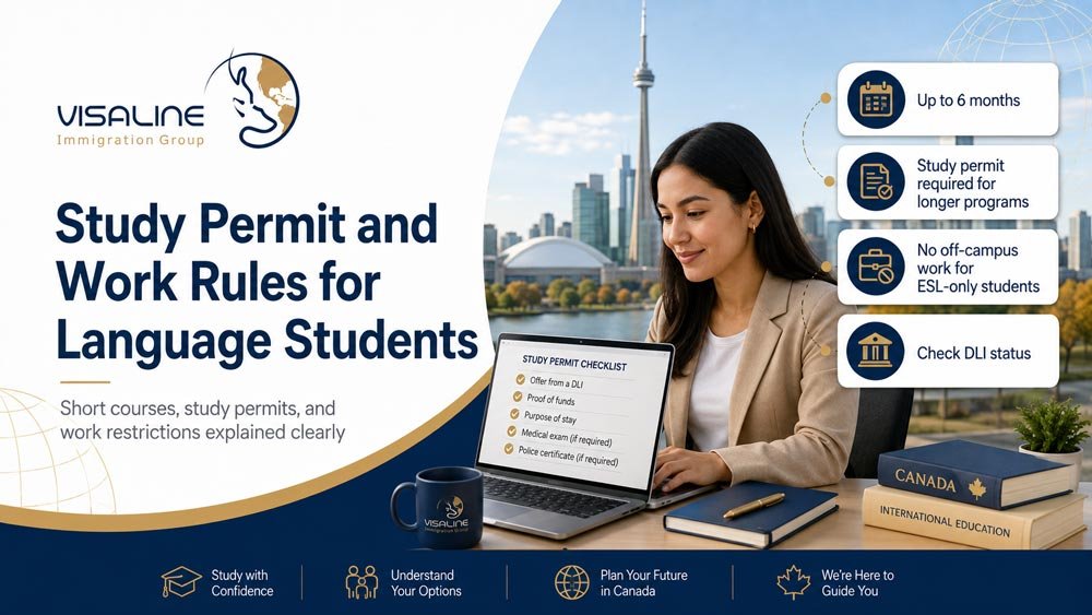 International students following a language pathway from ESL school to a Canadian college or university
