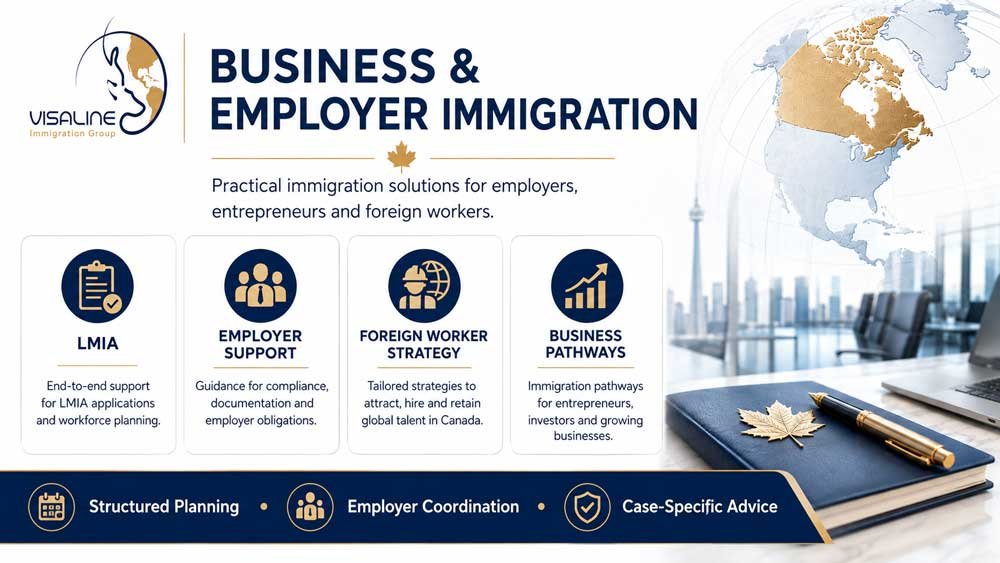 Canadian business and employer immigration services including LMIA and foreign worker strategy