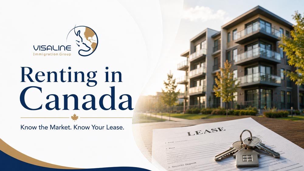 Canadian rental apartment and lease agreement for newcomers renting a home in Canada