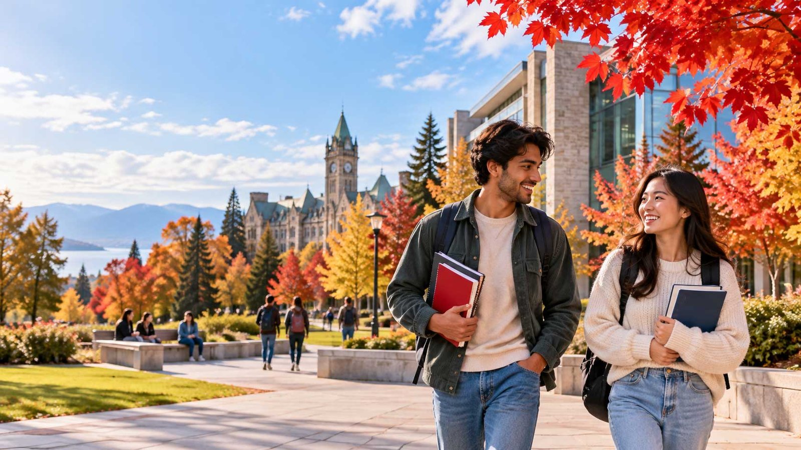 International students studying in Canada